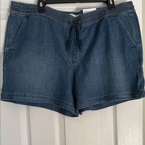 Sonoma Women's Dark Blue Jean Shorts